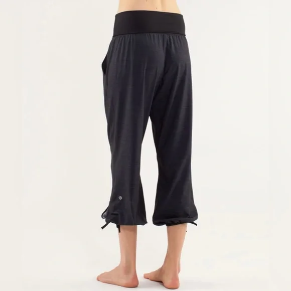 Lululemon Om Pant Commuter Denim Black / Black (Gray/Black) - Picture 2 of 15